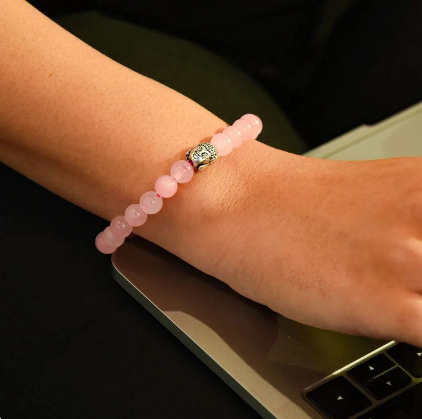 Natural Rose Quartz Bracelet