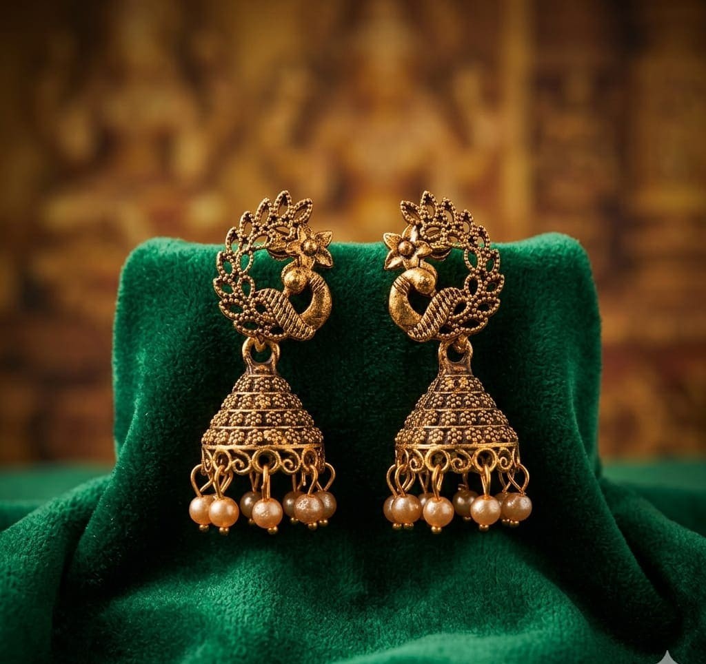 Zeeva-Fashion Earrings – Brass
