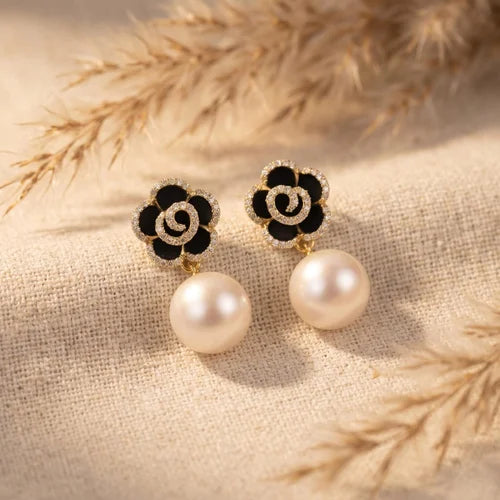 Blossom Pearl Drop Earrings