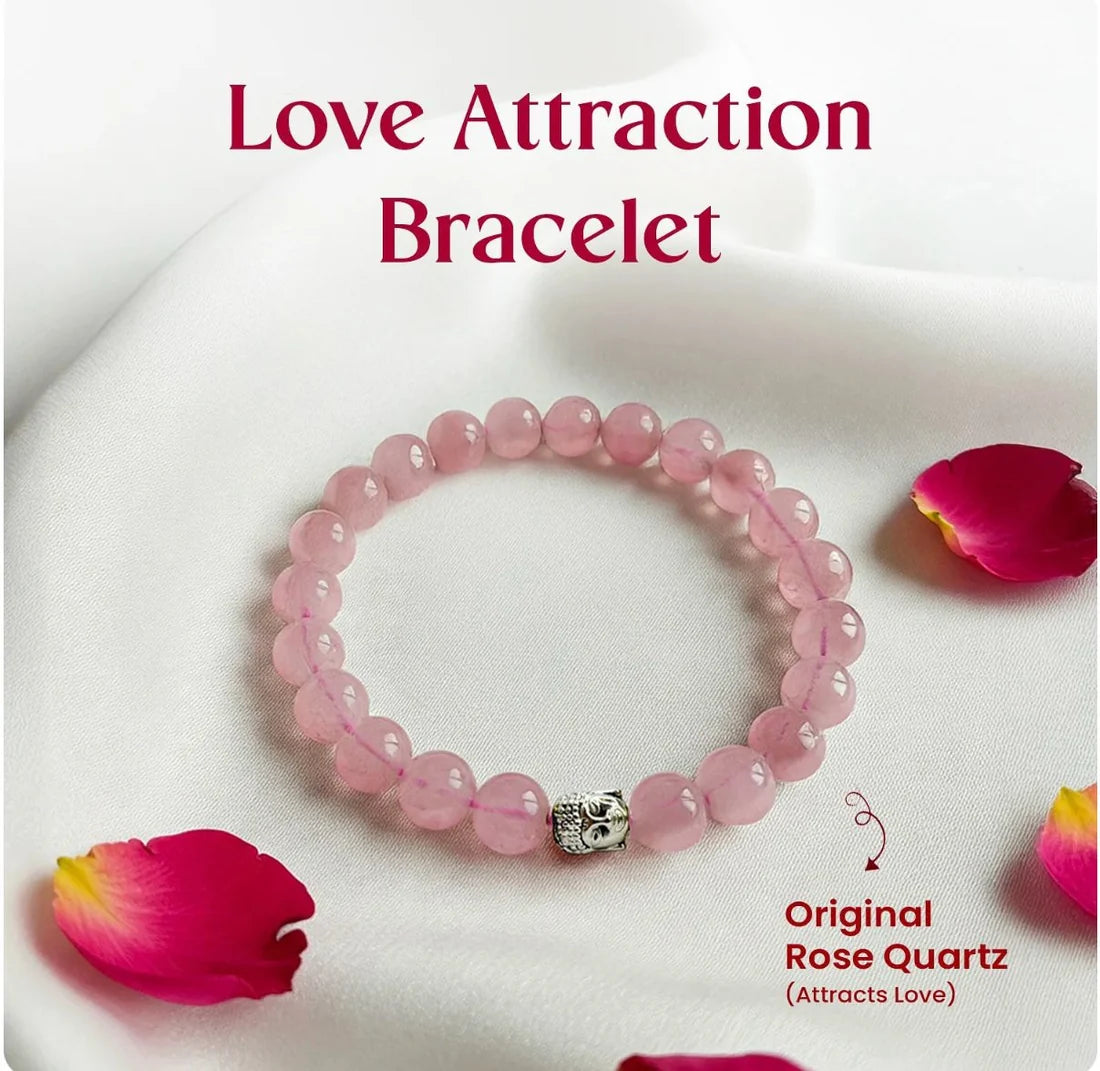 Natural Rose Quartz Bracelet