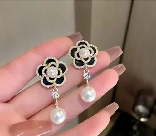 Blossom Pearl Drop Earrings