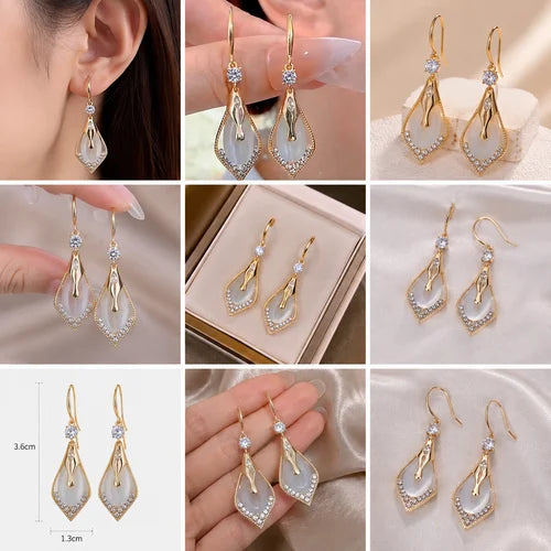 Teardrop Pearl Jhumki Earrings