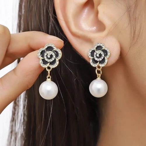 Blossom Pearl Drop Earrings