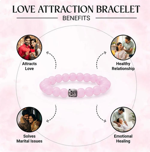 Natural Rose Quartz Bracelet